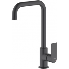 Смеситель для кухни AQUATEK Лира AQ1480MB однорычажный черный матовый Смеситель для кухни AQUATEK Лира AQ1480MB однорычажный черный матовый